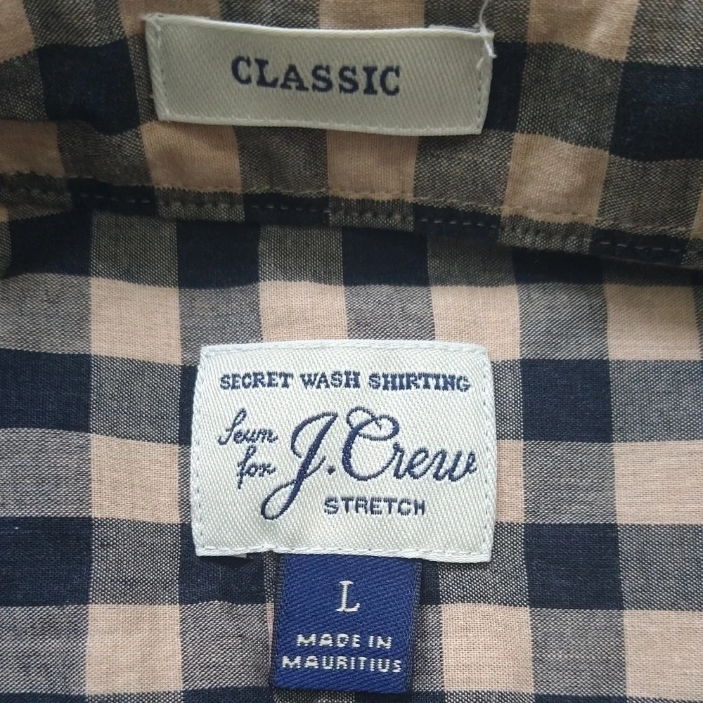J. Crew classic gingham